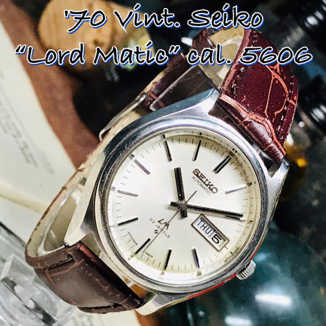 SEIKO - '70 Vint. セイコー LM ロードマチック OH済 ホワイトダイヤルの通販 by Rockaway Beach ラクマ店｜セイコーならラクマ