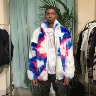 Off White オフホワイト　毛皮　ファーコート