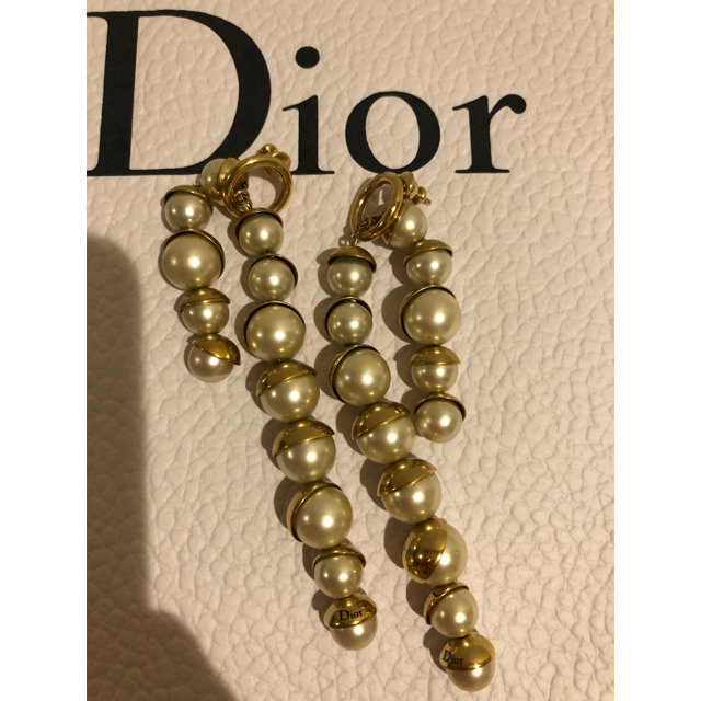 Dior    ロングパール  ピアス