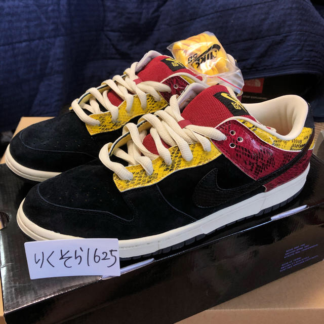 30cm NIKE DUNK LOW PRM SB CORAL SNAKE