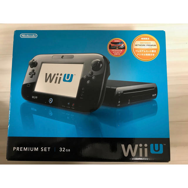 Wii U(ウィーユー)の☆WiiU 32GB プレミアムセット kuro☆新品未開封 エンタメ/ホビーのゲームソフト/ゲーム機本体(家庭用ゲーム機本体)の商品写真