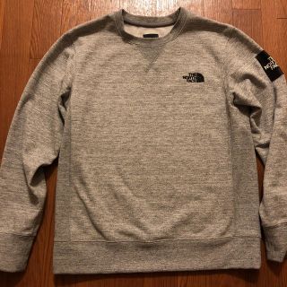 ザノースフェイス(THE NORTH FACE)の【美品】ノースフェイス スクエアロゴクルー(スウェット)