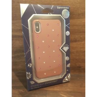 スワロフスキー(SWAROVSKI)のiPhoneX クリスタルハードケース SWAROVSKI ピンク(iPhoneケース)