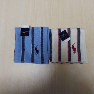 ラルフローレン(Ralph Lauren)のchina様専用ラルフローレン タオルハンカチ 2枚 新品 (オ)(ハンカチ)