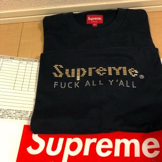 シュプリーム(Supreme)のSupreme Gold Bars Tee Navy Mサイズ ネイビー(Tシャツ/カットソー(半袖/袖なし))