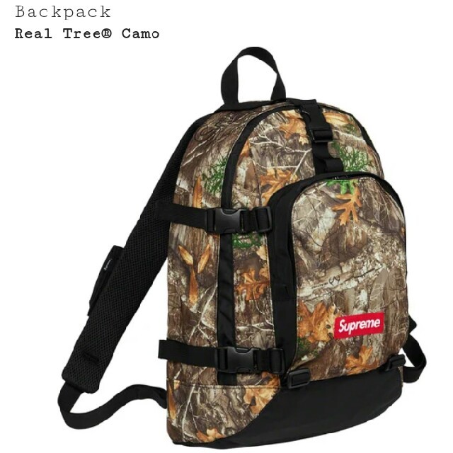 バッグパック/リュック19aw Supreme Backpack Real Tree Camo