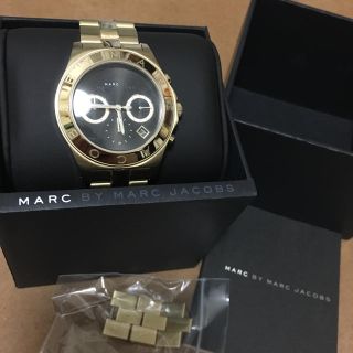 マークバイマークジェイコブス(MARC BY MARC JACOBS)のフランキー様専用 MARC BY MARC JACOBS 腕時計 ゴールド(腕時計)