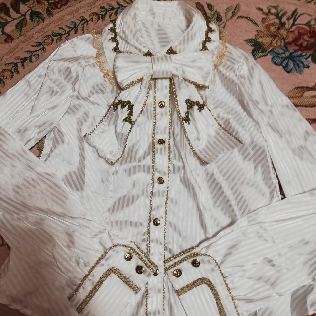 Angelic Pretty(アンジェリックプリティー)のAngelic Pretty ブラウス 白 レディースのトップス(シャツ/ブラウス(長袖/七分))の商品写真