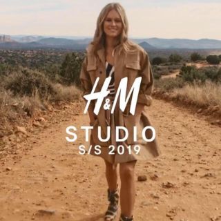 エイチアンドエム(H&M)の新品 H&M  Studio collectionコットンキャンバスコート(ミリタリージャケット)