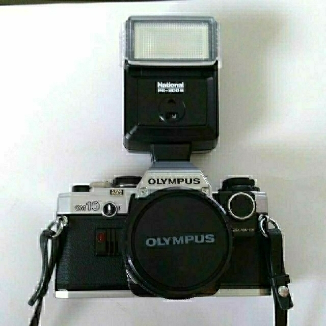 OLYMPUS - 「値下げ中」OLYMPUS OM10及びストロボ ジャンク品の通販 by