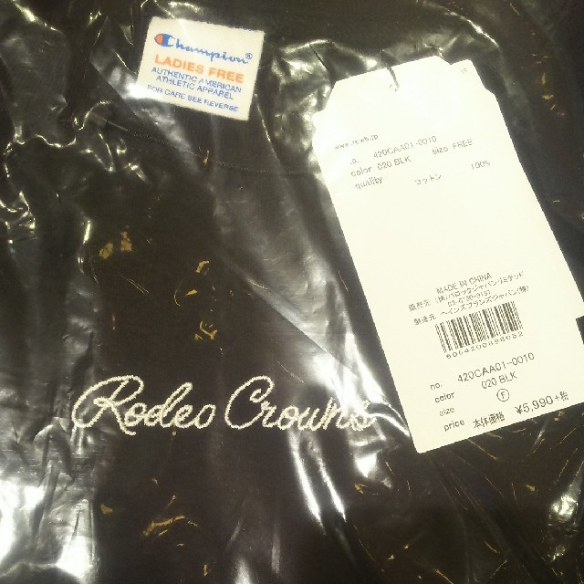 RODEO CROWNS WIDE BOWL(ロデオクラウンズワイドボウル)のブラック ようさま売約済み レディースのトップス(Tシャツ(長袖/七分))の商品写真