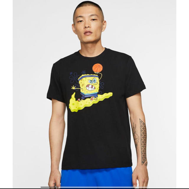 NIKE(ナイキ)のカイリー ナイキ DRI-FIT spongebob メンズのトップス(Tシャツ/カットソー(半袖/袖なし))の商品写真