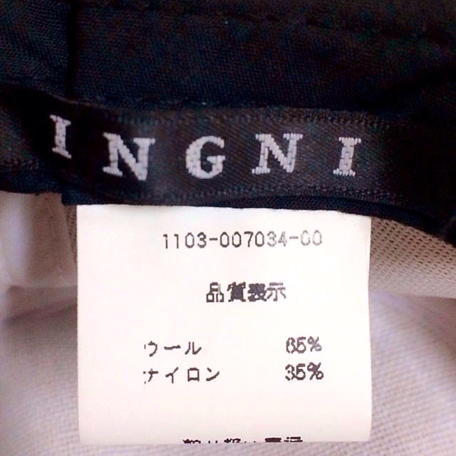 INGNI(イング)のINGNI 帽子 レディースの帽子(ハット)の商品写真