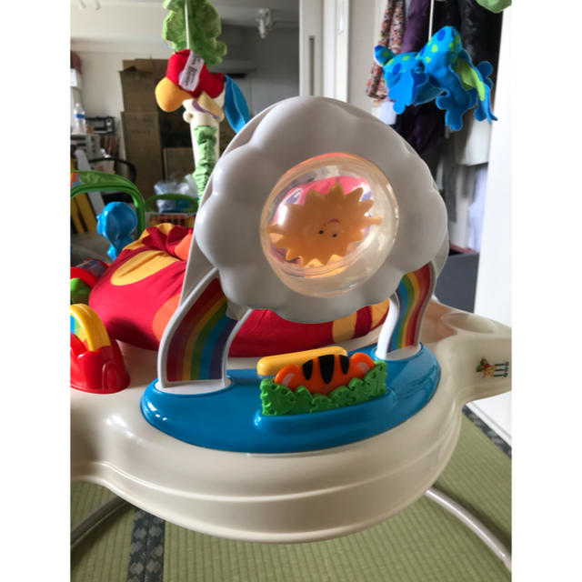 Fisher-Price(フィッシャープライス)のジャンパルー フォレストレイン フィッシャープライス キッズ/ベビー/マタニティのおもちゃ(ベビージム)の商品写真