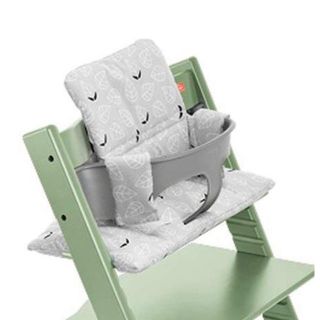 ストッケ(Stokke)のトリップトラップ クッション 撥水加工 グレーリーフ(その他)