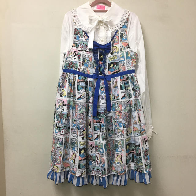 ひざ丈ワンピースラフォーレコレクションアリスAngelic Pretty限定生産品新品未使用⭐️