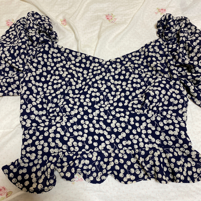 herlipto Cherry Pattern Two Piece