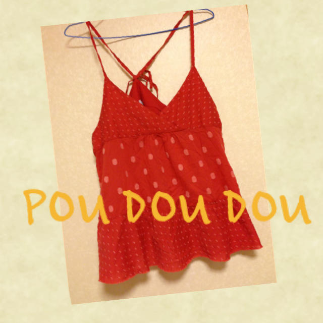 POU DOU DOU(プードゥドゥ)の切り替えキャミソール レディースのトップス(キャミソール)の商品写真