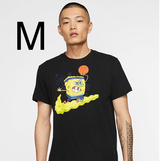 NIKE(ナイキ)のMサイズ Kyrie Nike Dri-FIT SpongeBob レディースのトップス(Tシャツ(半袖/袖なし))の商品写真