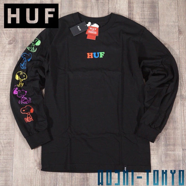 HUF(ハフ)の◆HUF PEANUTS SNOOPY ロングTシャツ / Sサイズ スヌーピー メンズのトップス(Tシャツ/カットソー(七分/長袖))の商品写真