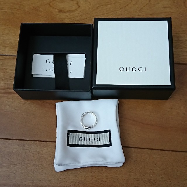 Gucci(グッチ)の新品本物[グッチ] GUCCI リング 298036-J8400 日本サイズ9号 レディースのアクセサリー(リング(指輪))の商品写真