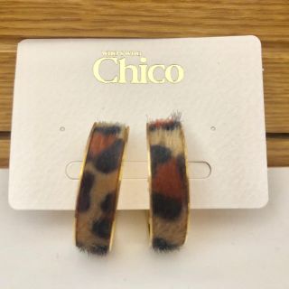 フーズフーチコ(who's who Chico)の【専用商品】WHO'S WHO Chico  ヒョウ柄リングピアス(ピアス)