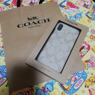 COACH F27296　シグネチャー　スマホケース☆正規品アイボリーIVOサイズ