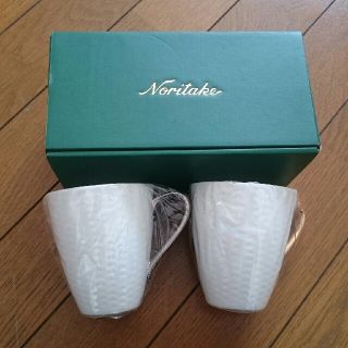 ノリタケ(Noritake)のノリタケ  ペアカップ  新品未使用(グラス/カップ)