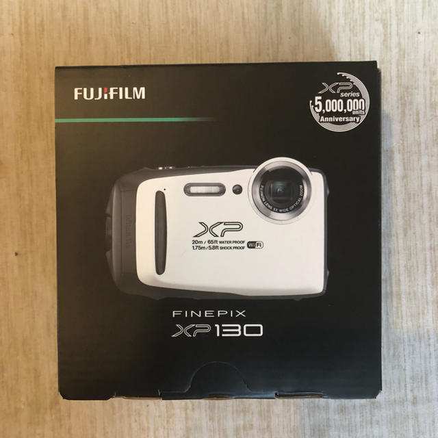 【新品未使用】FUJIFILM 防水カメラ FX-XP130WH ホワイト