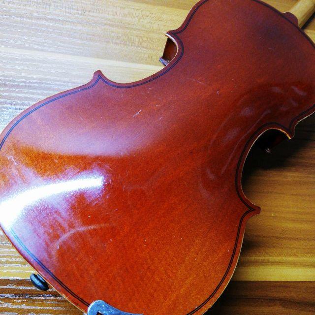 【良乾燥ワンピースバック】ズキ 1/8 No.102 バイオリン 1969 楽器の弦楽器(ヴァイオリン)の商品写真