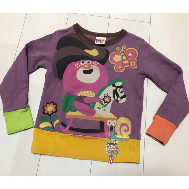 JAM(ジャム)のJOYFUL AND MONSTERトレーナー・JAMサイズ110cm・USED キッズ/ベビー/マタニティのキッズ服男の子用(90cm~)(Tシャツ/カットソー)の商品写真