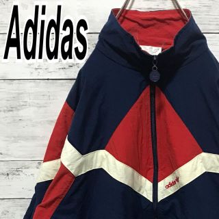 アディダス(adidas)のアディダス 90s ナイロン レアカラー 銀タグ ビンテージ 送料無料 レア(ナイロンジャケット)