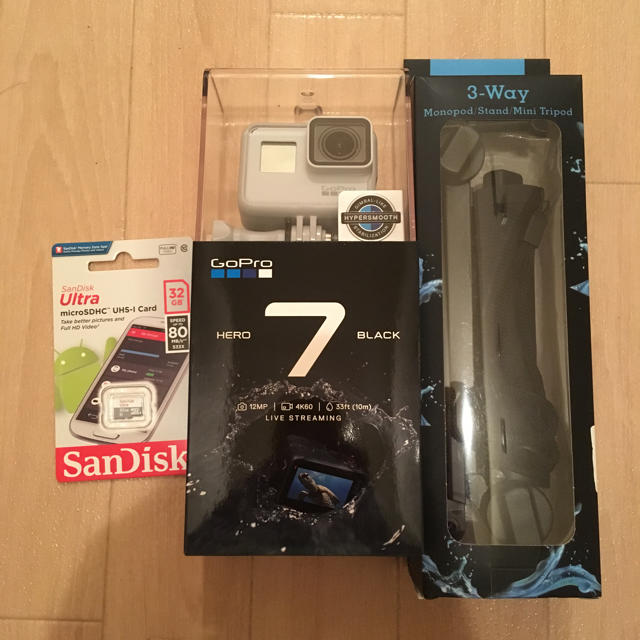 新品 GoPro hero7 Black 3点セット