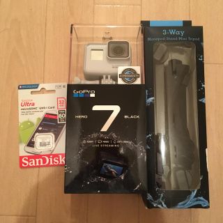 ゴープロ(GoPro)の新品 GoPro hero7 Black 3点セット(ビデオカメラ)