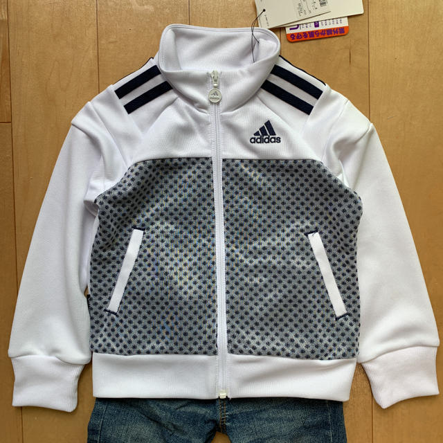 こどもビームス(コドモビームス)のadidasキッズジャージ100 キッズ/ベビー/マタニティのキッズ服男の子用(90cm~)(ジャケット/上着)の商品写真