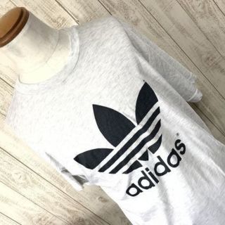 アディダス(adidas)の【良好】【激レア両面ロゴ】adidas アディダス ヴィンテージ 両面Tシャツ(Tシャツ/カットソー(半袖/袖なし))