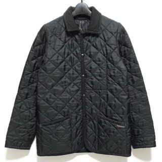 ラベンハム(LAVENHAM)のラベンハム 中綿入キルティング ジャケット EUR38 黒 イギリス製(ナイロンジャケット)