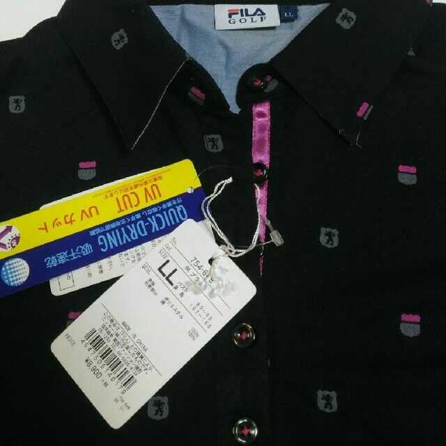 未使用タグ付　FIRA GOLF ポロシャツ レディース 半袖 LL レディースのトップス(ポロシャツ)の商品写真