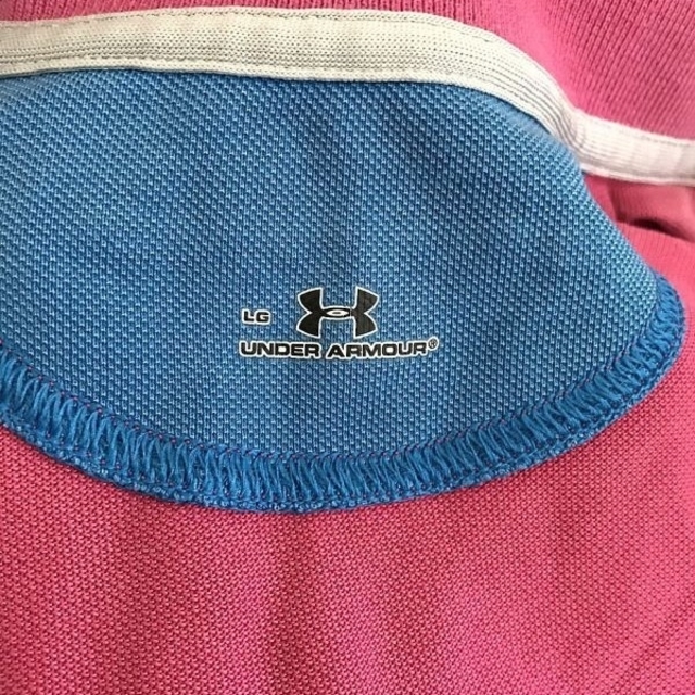 UNDER ARMOUR(アンダーアーマー)の【良好】【ビッグロゴ刺繍】UNDER ARMOUR アンダーアーマー 半袖ポロシ メンズのトップス(ポロシャツ)の商品写真