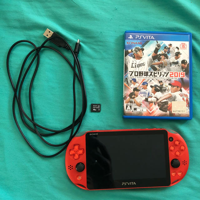 PS - Vita PlayStation Vita セット プロ野球スピリッツ2019 携帯用ゲーム機本体 【即発送可能】