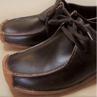 クラークス(Clarks)のClarks クラークスナタリー 濃茶本革 UK8.5=27cm 正規(ブーツ)