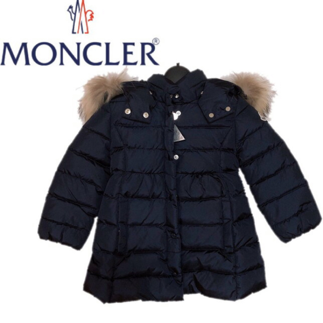 MONCLER - 【新品】正規品  モンクレール フード付 ジャケット  ネイビー 2A 92cm