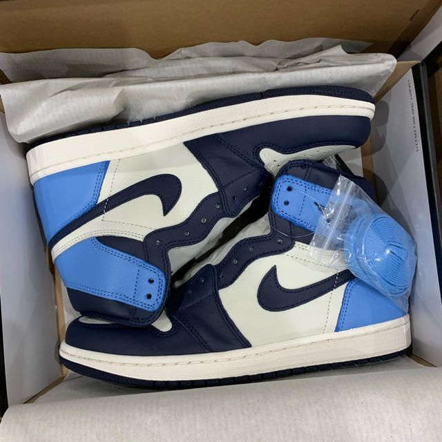 NIKE air jordan 1 hi og obsidian 27cm