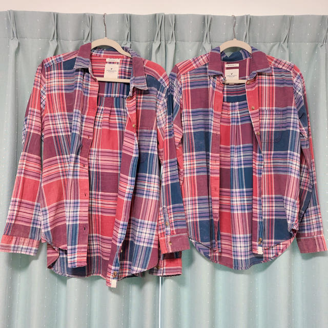 American Eagle(アメリカンイーグル)のチェックシャツ レディースのトップス(シャツ/ブラウス(長袖/七分))の商品写真