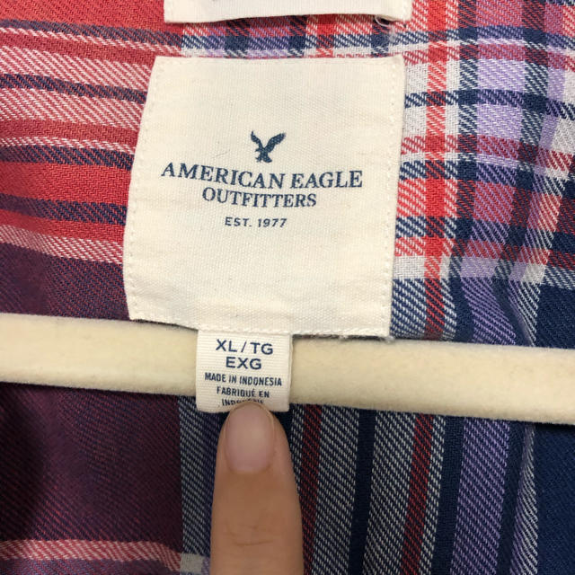 American Eagle(アメリカンイーグル)のチェックシャツ レディースのトップス(シャツ/ブラウス(長袖/七分))の商品写真