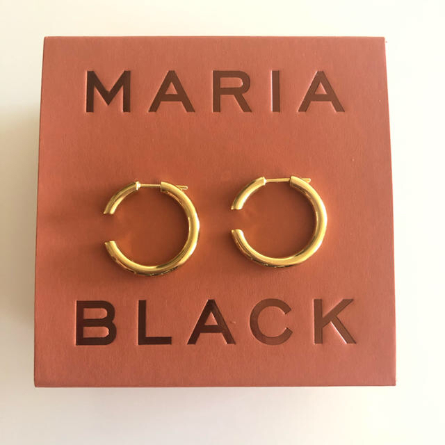 ESTNATION - MARIA BLACK★disrupted 22 ピアス2個セットマリアブラックの通販 by softlightes