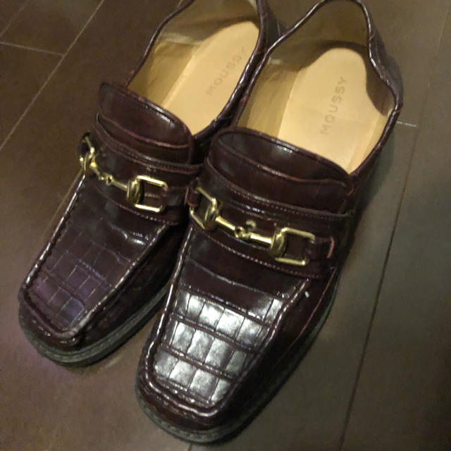 moussy(マウジー)のMOUSSY BLOCK HEEL ローファー レディースの靴/シューズ(ローファー/革靴)の商品写真