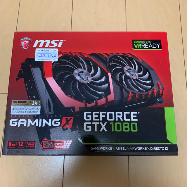 中古 MSI GTX1080 GAMING X スマホ/家電/カメラのPC/タブレット(PCパーツ)の商品写真