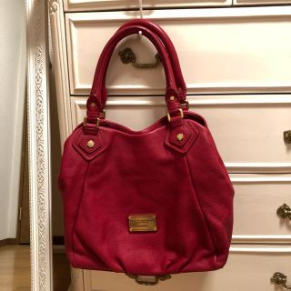 マークバイマークジェイコブス(MARC BY MARC JACOBS)のマークバイ マークジェイコブス  本革トートバッグ  レッド(トートバッグ)