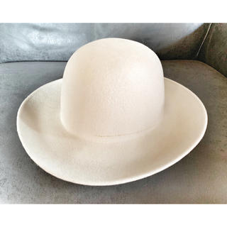 ロンハーマン(Ron Herman)のロンハーマン購入/高級帽子/ホワイトグレー/MOSSANT PARIS/定価2万(ハット)